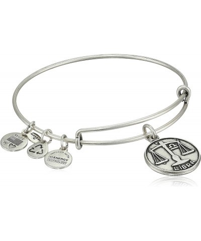 Zodiac II Expandable Wire Bangle Bracelet Libra Russian Silver $18.48 Bracelets