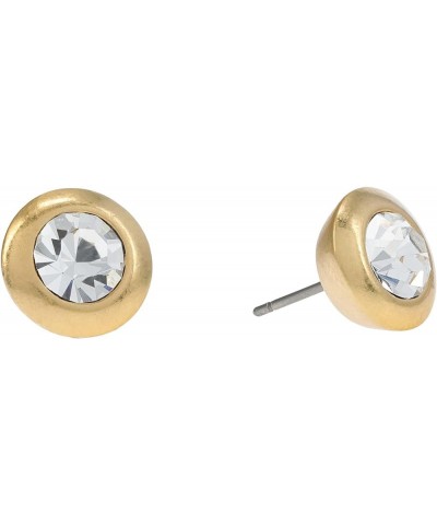 On The Dot Studs Earrings One Size Clear/Gold $20.36 Earrings