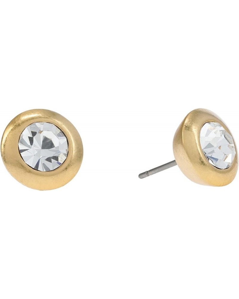 On The Dot Studs Earrings One Size Clear/Gold $20.36 Earrings