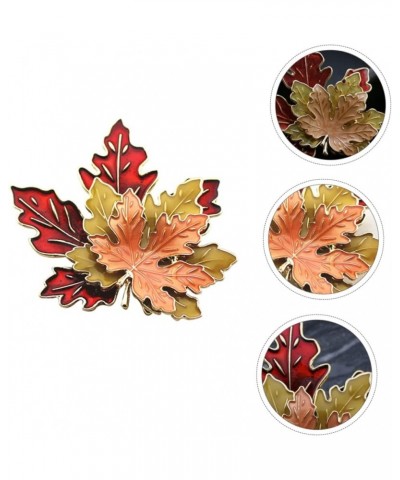 2pcs Triple Maple Leaf Brooch hat pin suit pin brooches for women fashion fall brooches for women fall pin woman thanksgiving...