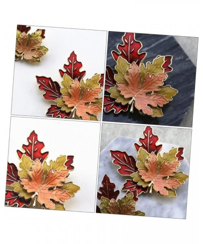 2pcs Triple Maple Leaf Brooch hat pin suit pin brooches for women fashion fall brooches for women fall pin woman thanksgiving...