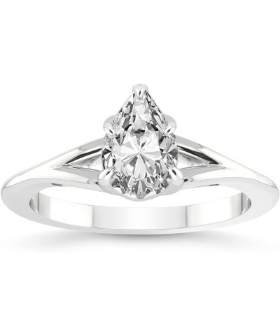 1 Carat -5 Carat | IGI Certified Lab Grown Diamond Engagement Ring | 14K Or 18K in White, Yellow Or Rose Gold | Cynthia Split...