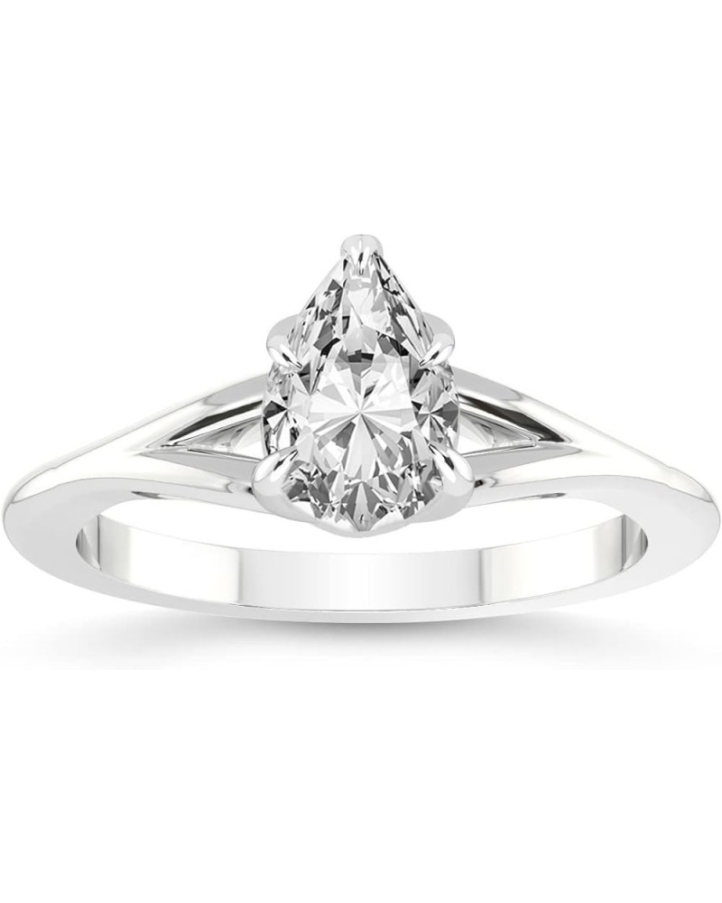 1 Carat -5 Carat | IGI Certified Lab Grown Diamond Engagement Ring | 14K Or 18K in White, Yellow Or Rose Gold | Cynthia Split...