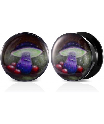 2 PCS Resin Acrylic Unique Heart Ear Tunnels and Plugs Body Piercing Jewelryfor Women Men Gift PO-D3183 $8.90 Body Jewelry