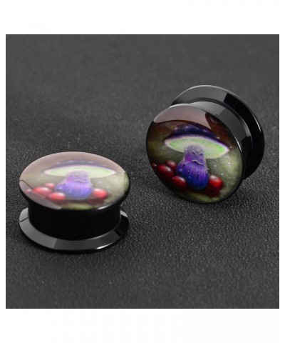 2 PCS Resin Acrylic Unique Heart Ear Tunnels and Plugs Body Piercing Jewelryfor Women Men Gift PO-D3183 $8.90 Body Jewelry