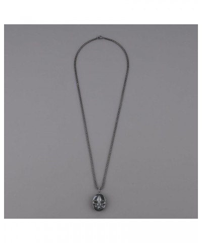 Stone Amulet Fleur De Lis Obsidian Pendant Necklace 20"(50cm) $15.68 Necklaces