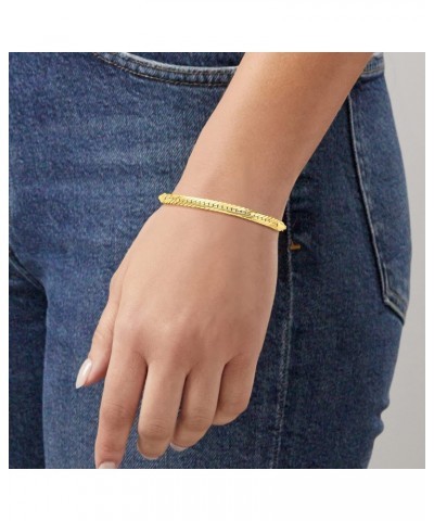 Canaria 10kt Yellow Gold Cuban-Link Bolo Bracelet $148.50 Bracelets