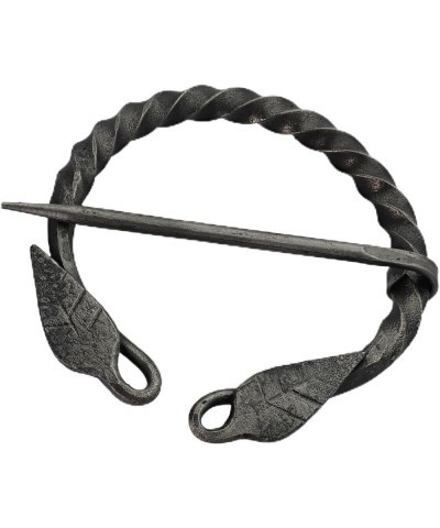 Armory Replicas™ - Hand Forged Renaissance Brooch - Medieval Iron Functional Handmade Elegant Cloak Pin Cosplay Costume Dress...