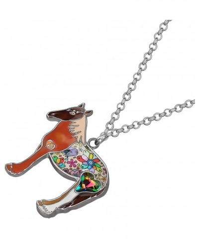 Enamel Running Horse Necklace Pendant Chain Zinc Alloy Animals Lovers Gifts for Girls Coffee $9.59 Pendants