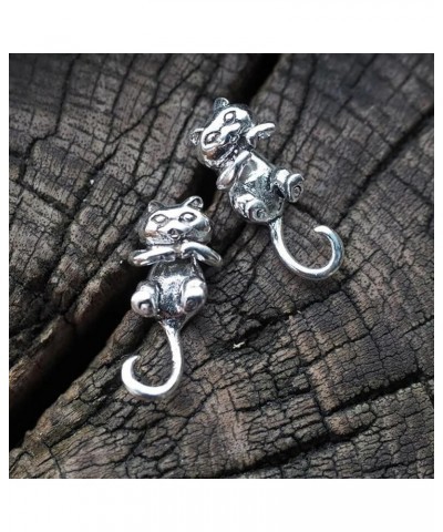 Silver Frog Earrings for Women Vintage Frogs Shaped Stud Earrings Cute Animal Earrings for Teens Girls Frog Jewelry Gifts for...