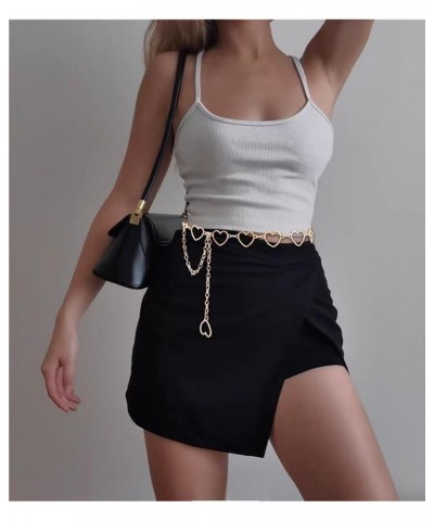 Women Star Waist Chain Belt Gold Silver Chain Belt Body Chains Jewelry for Dress Waist Belt Belly Belt Gold Heart $8.09 Body ...