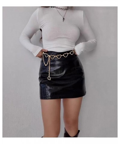 Women Star Waist Chain Belt Gold Silver Chain Belt Body Chains Jewelry for Dress Waist Belt Belly Belt Gold Heart $8.09 Body ...