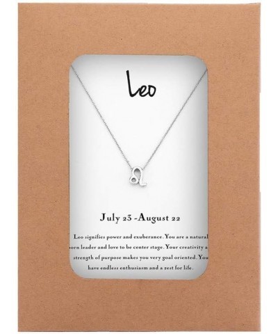 Zodiac Necklace For Women Jewelry Horoscope Constellation Pendant Astrology Birthday Gifts Scorpio alloy,silver tone $8.66 Ne...