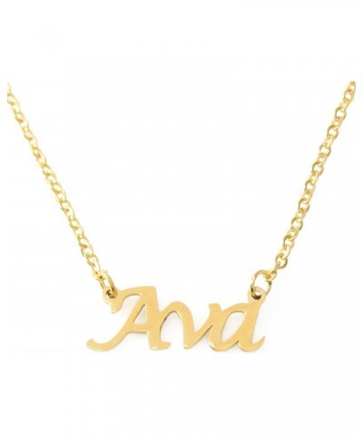 Ava Name Necklace 18ct Gold Plated Personalized Dainty Necklace - Jewelry Gift Women, Girlfriend, Mother, Sister, Friend, Gif...