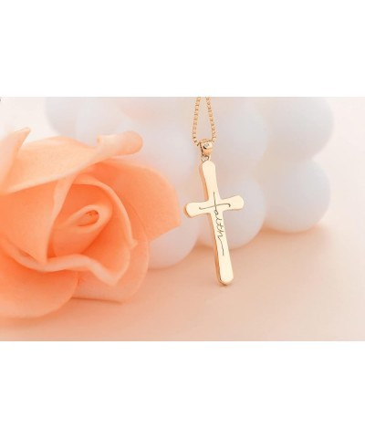 FULULAY Cross Necklace For Women,Sterling Silver Religious Cross Pendant Necklace Birthday Christmas Jewelry Gifts for Girls/...