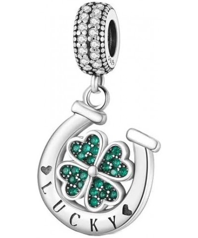 Green Color Charms Fit Bracelets 925 Silver Avocado Clover Bead Cactus Chameleon Zircon Jewelry Charm SSS-1401 SEC266 $10.44 ...