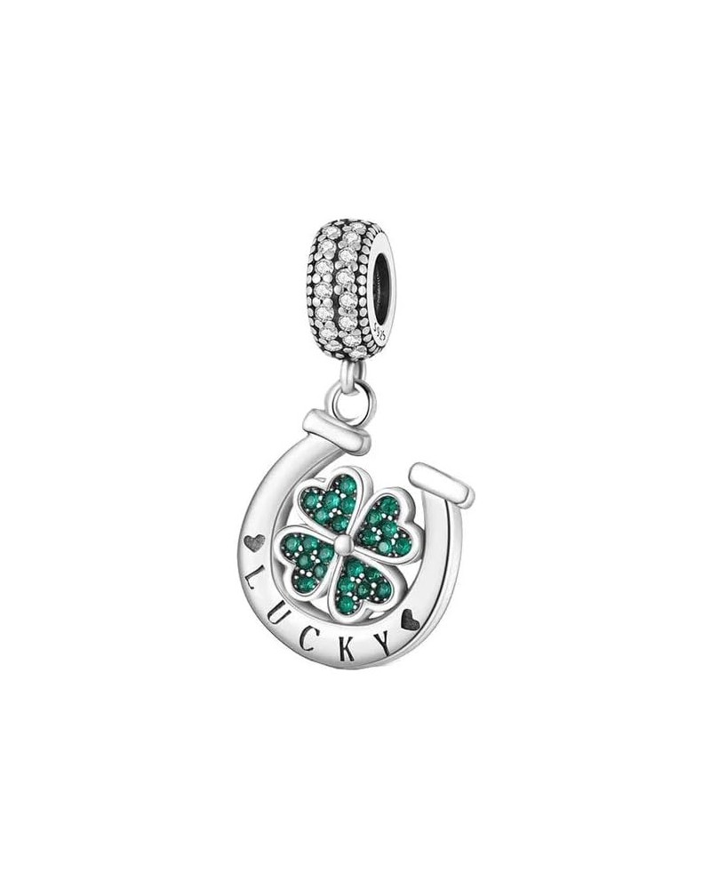 Green Color Charms Fit Bracelets 925 Silver Avocado Clover Bead Cactus Chameleon Zircon Jewelry Charm SSS-1401 SEC266 $10.44 ...