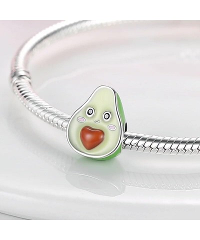 Green Color Charms Fit Bracelets 925 Silver Avocado Clover Bead Cactus Chameleon Zircon Jewelry Charm SSS-1401 SEC266 $10.44 ...