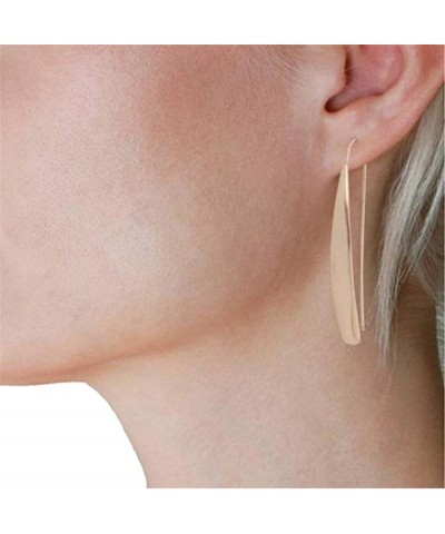 Creative Simple U-Shaped Sequin Earrings Geometric Alloy Earrings Earrings Charming Party Ear Jewelry For Women gold $4.07 Ea...