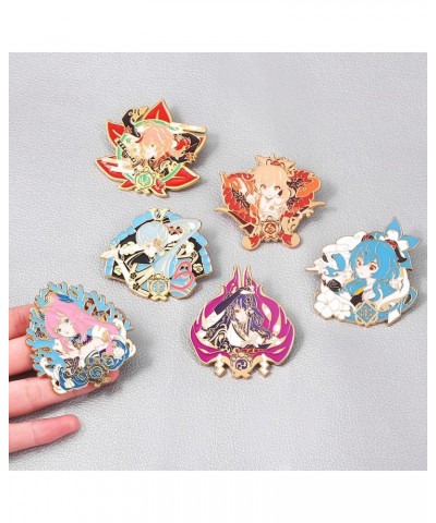 Genshin Impact Kokomi Brooch Pin - Kokomi Characters Cosplay Enamel Brooch Lapel Pin - Gift for Fans, Women and Girls (Kokomi...