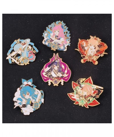 Genshin Impact Kokomi Brooch Pin - Kokomi Characters Cosplay Enamel Brooch Lapel Pin - Gift for Fans, Women and Girls (Kokomi...