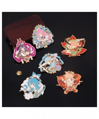 Genshin Impact Kokomi Brooch Pin - Kokomi Characters Cosplay Enamel Brooch Lapel Pin - Gift for Fans, Women and Girls (Kokomi...