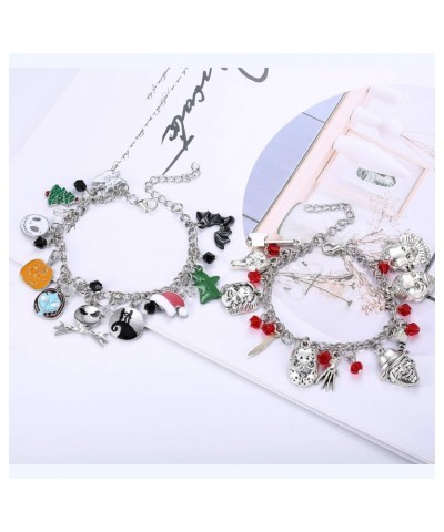 2 Pcs Charm bracelet for Women Horror bracelet Classic Scary Movie Jewelry Christmas Bracelet $11.20 Bracelets