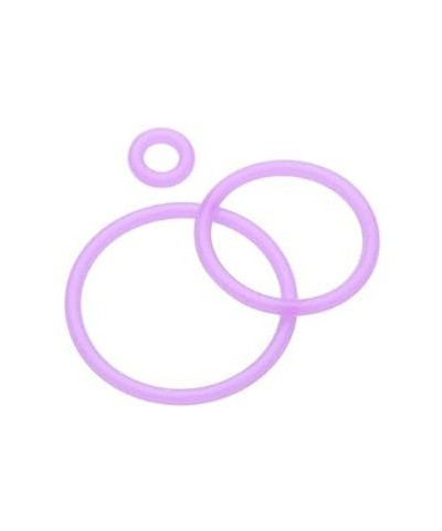 Hypo-Allergenic Replacement Silicone O-Ring (Pack of 10) 25mm Purple $8.47 Body Jewelry