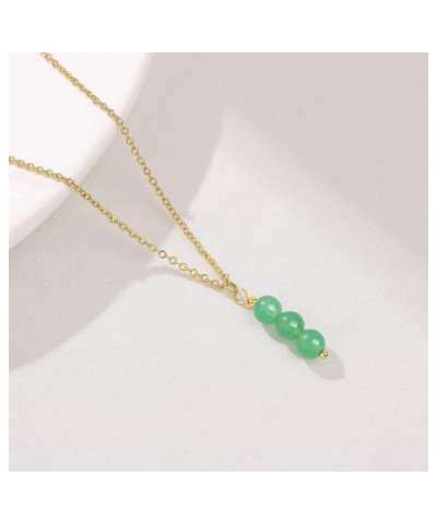 Jade Necklaces for Women Her Bestie Granddaughter Daughter Mom Best Friend Teacher Green Crystal Necklace for Birthday Christ...