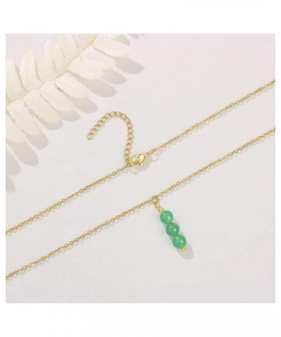 Jade Necklaces for Women Her Bestie Granddaughter Daughter Mom Best Friend Teacher Green Crystal Necklace for Birthday Christ...