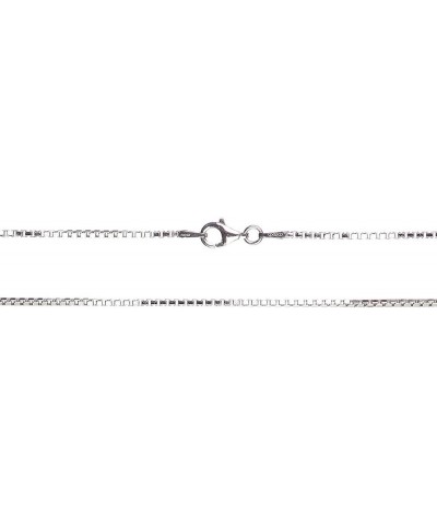 925 Sterling Silver Chain | Diamond-Cut Box Chain Necklaces for Women or Men and Bracelets for Women or Mens Bracelet | Anti ...