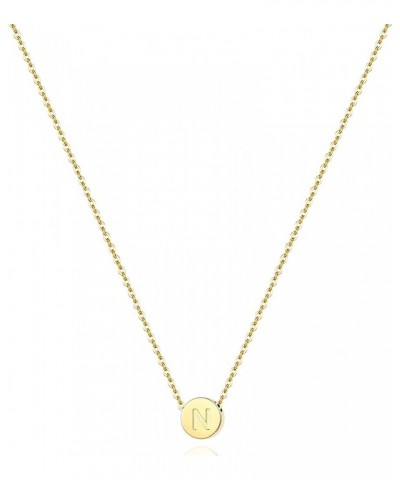 Initial Necklace for Women, Dainty Letter Necklace,18K Gold Plated N $8.95 Necklaces