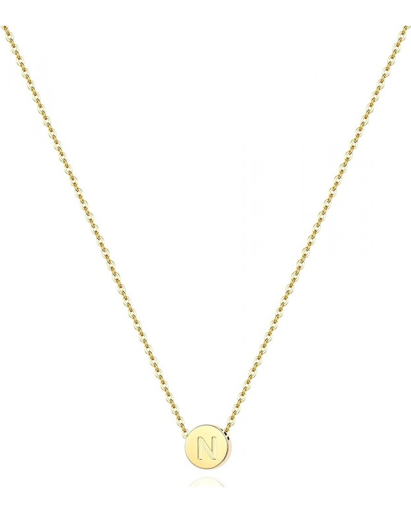 Initial Necklace for Women, Dainty Letter Necklace,18K Gold Plated N $8.95 Necklaces