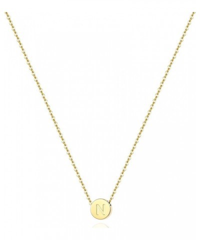 Initial Necklace for Women, Dainty Letter Necklace,18K Gold Plated N $8.95 Necklaces