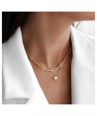 Initial Necklace for Women, Dainty Letter Necklace,18K Gold Plated N $8.95 Necklaces