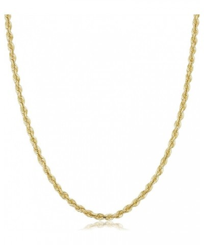 SOLID 14k Yellow Gold 3.1 mm Rope Chain Necklace for Men and Women 22 Inches $804.45 Necklaces