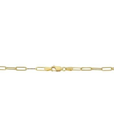 14k Yellow Gold 3.2 mm Polished Capsule Paperclip Chain Necklace (18, 20, 24, 30 or 36 inch) 20 Inches $156.95 Necklaces