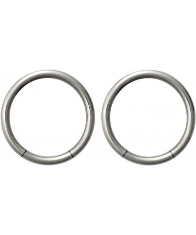 Set of 14g 3/8 Inch Surgical Steel Seamless Segment Hoop Piercing Rings $10.43 Body Jewelry