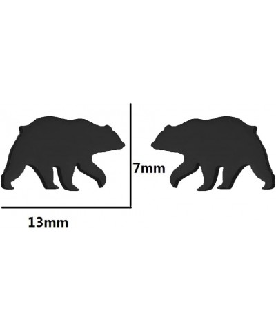 Minimalist Bear Small Little Stud Earrings for Women Teen Girls Cute Stainless Steel Mama Animal Cartilage Tragus Hypoallerge...