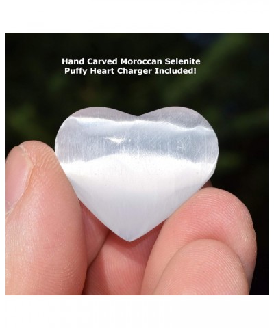 CHARGED Natural USA Grown Bismuth Crystal Perfect Pendant™ + 20" Silver Chain + Selenite Charging Heart Included $16.49 Neckl...