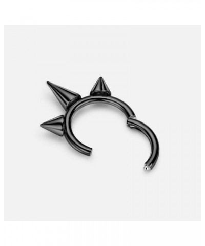 16g 8mm Septum Rings Surgical Steel 01: Black 16g 8mm $9.89 Body Jewelry