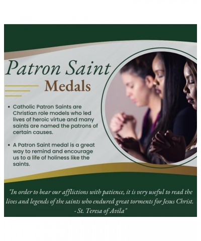 Small Oval Catholic Patron Saint Medal Bulk Silver Oxidized Medal Charm, Pack of 5 Medals St. Blaise $8.15 Pendants