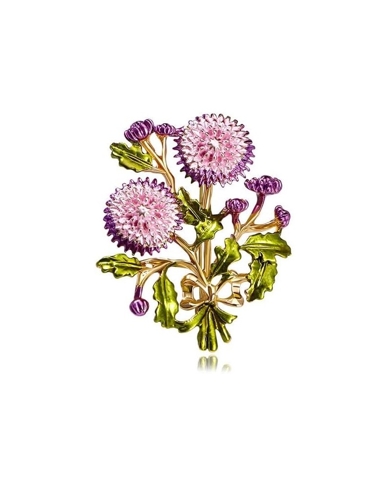 Floral Bouquet Series Brooch Pins for Women Wedding Fashion Gifts Crystal Large Flower Brooches for Dress Sweater Scarf Coat ...