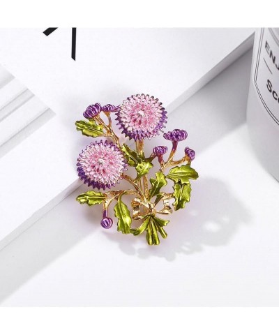 Floral Bouquet Series Brooch Pins for Women Wedding Fashion Gifts Crystal Large Flower Brooches for Dress Sweater Scarf Coat ...