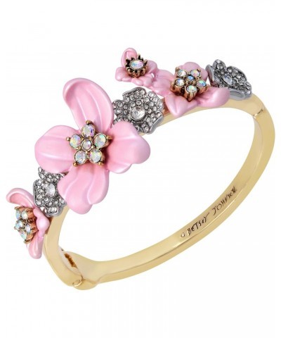 Flower Cluster Bangle Bracelet $26.40 Bracelets