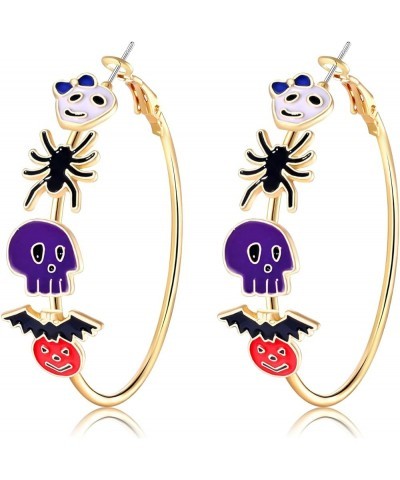 Halloween Thanksgiving Fall Christmas Earrings for Women Festive Holiday Hoop Earrings Costume Party Outfits Holiday Jewelry ...