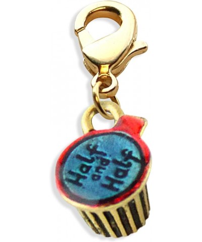 Flight Attendant Charms Made in USA Handpainted Women's Jewelry Half and Half Gold $9.32 Bracelets