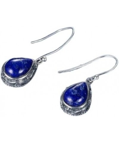 Stone Ear Ornament Trendy Natural Lapis Lazuli Jewelry Water Drop for Women Wedding Engagement Jewelry Woman (Color : 27) 9 $...