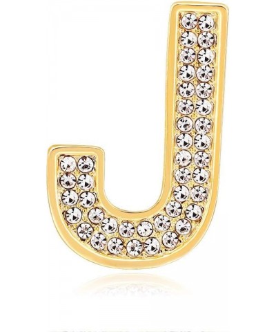 26 Initial Alphabet Letters Charms Monogram Enamel Lapel Badge Brooch Pin (S, Silver Tone) J Gold Tone $9.71 Brooches & Pins