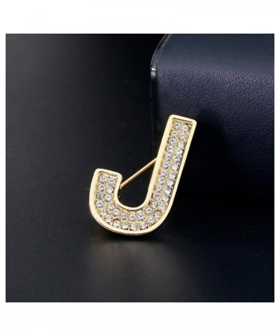 26 Initial Alphabet Letters Charms Monogram Enamel Lapel Badge Brooch Pin (S, Silver Tone) J Gold Tone $9.71 Brooches & Pins